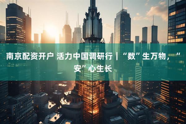 南京配资开户 活力中国调研行｜“数”生万物，“安”心生长